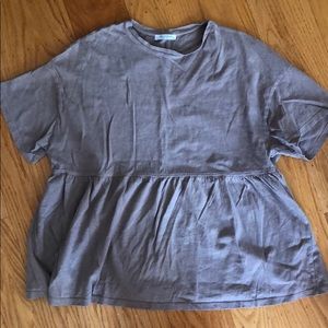 Zara loose flares shirt